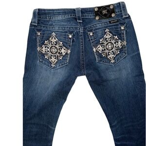 Miss Me Jeans | Y2K Low Rise | Boot Cut| Size 27 | Rhinestone